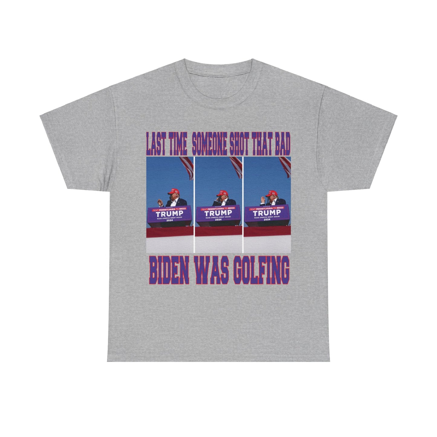 LAST TIME SOMEONE SHOT THAT BAD.....BIDEN WAS GOLFING T-SHIRT